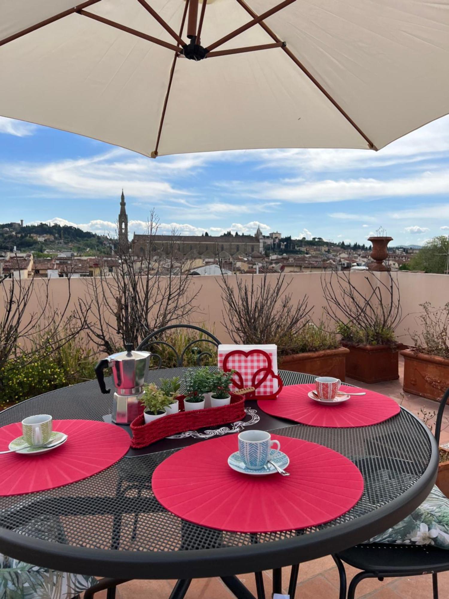 Bianca'S Home-Breathtaking Terrace 360° View Of Florens Exteriör bild