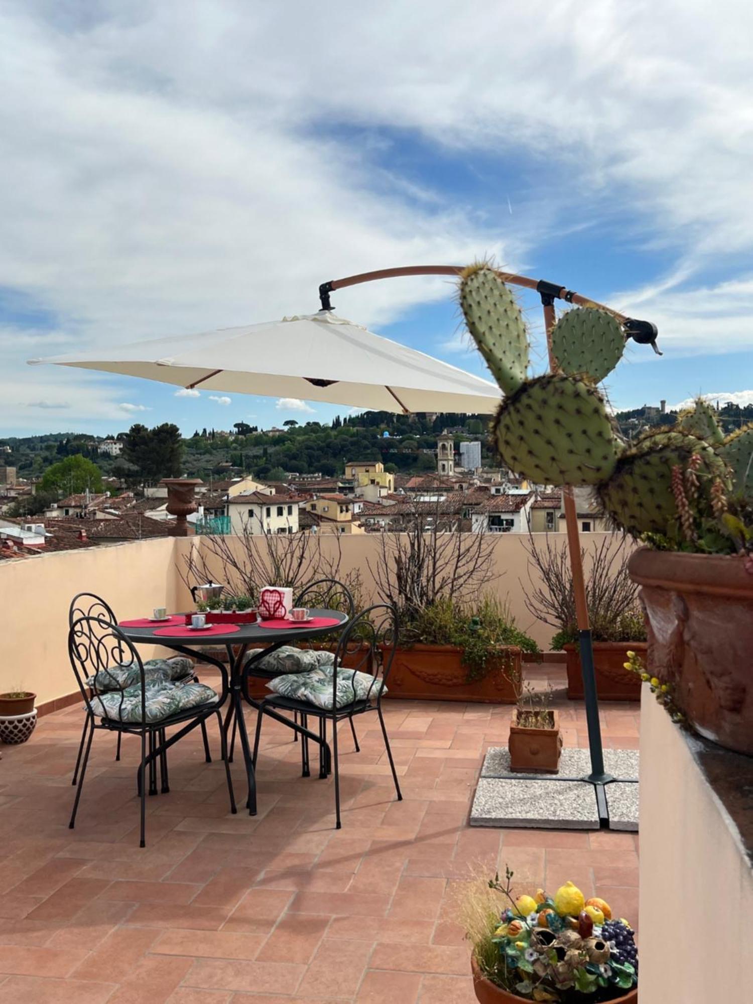 Bianca'S Home-Breathtaking Terrace 360° View Of Florens Exteriör bild