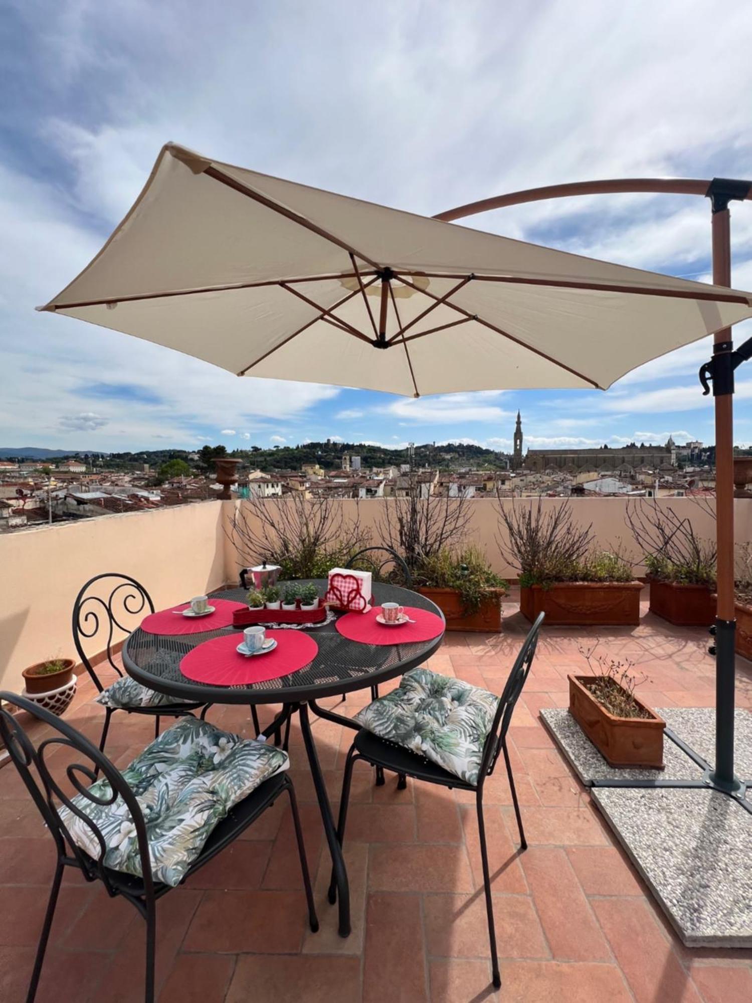 Bianca'S Home-Breathtaking Terrace 360° View Of Florens Exteriör bild
