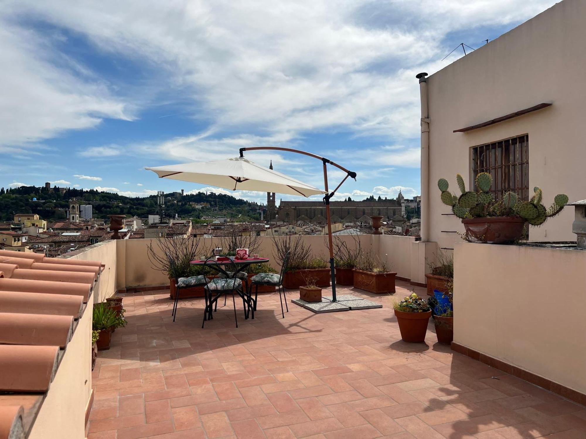 Bianca'S Home-Breathtaking Terrace 360° View Of Florens Exteriör bild