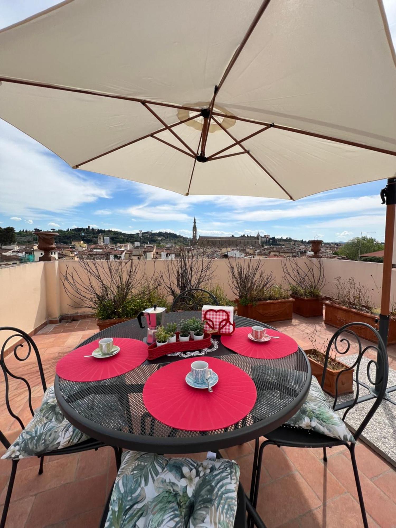 Bianca'S Home-Breathtaking Terrace 360° View Of Florens Exteriör bild